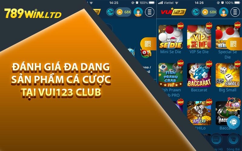 Đánh Giá Đa Dạng Sản Phẩm Cá Cược Tại Vui123 Club